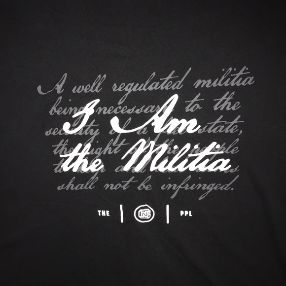 Next level apparel XL long sleeved shirt “I am the militia” 💕 - Picture 2 of 5